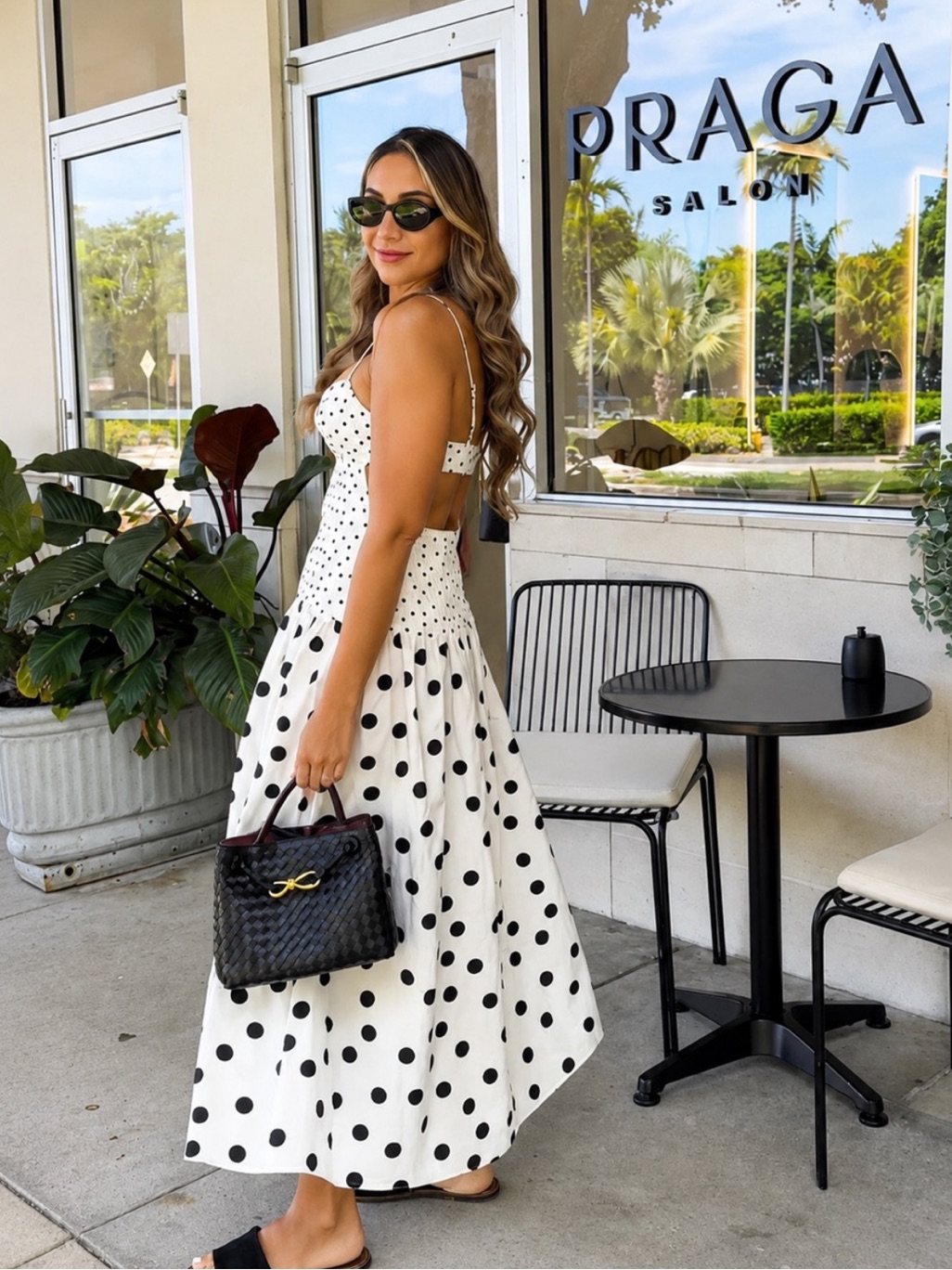 Viral New Zara Polka Dot Strappy Midi Dress Size S No Discount